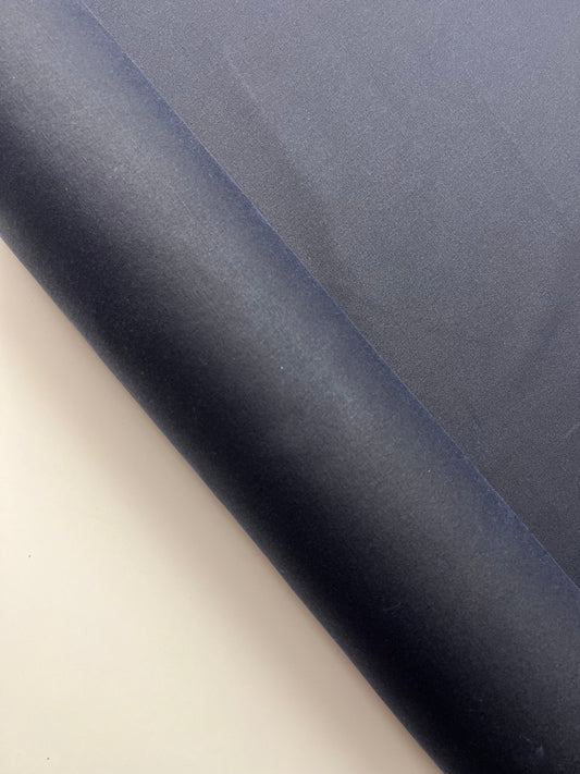 Blue Waxed Cotton Fabric